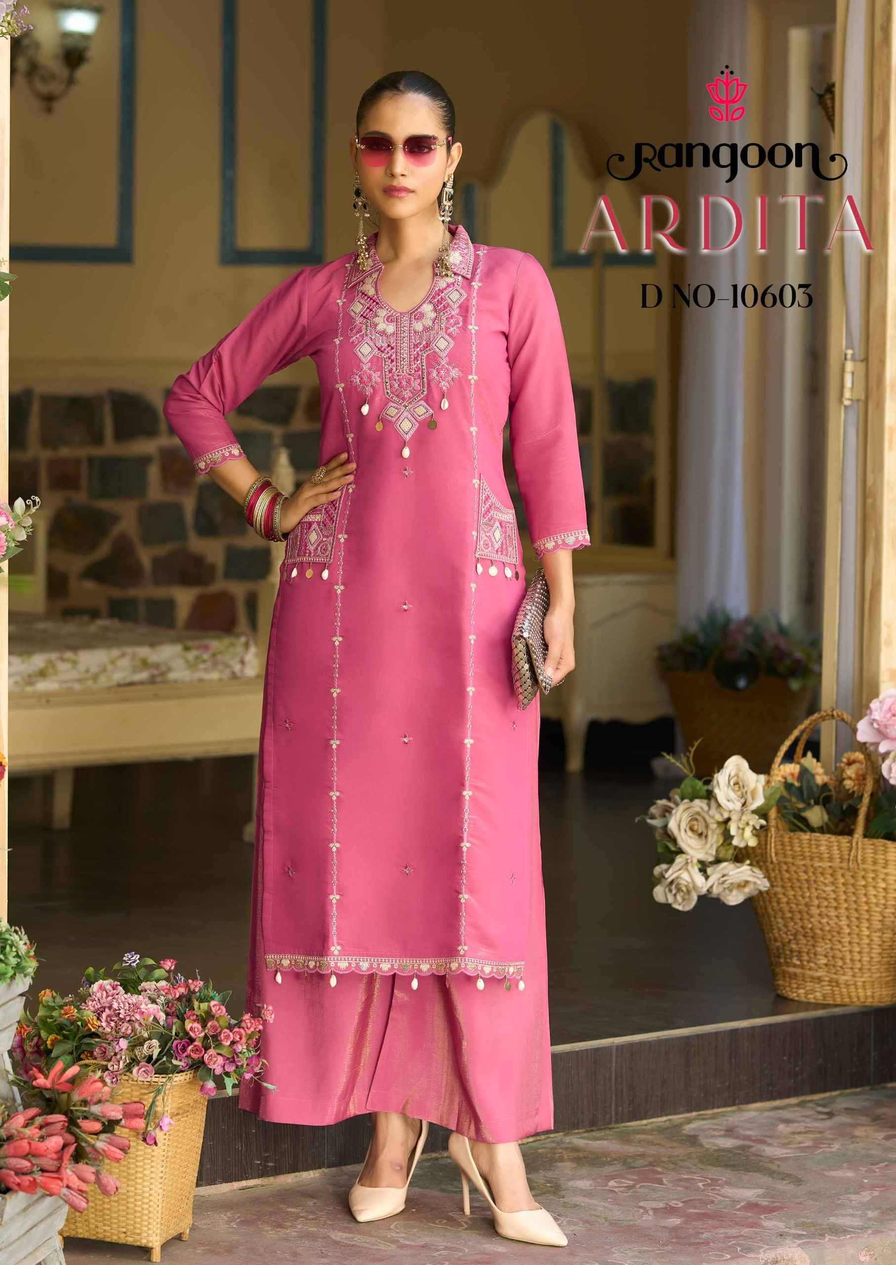 ARDITA By Rangoon 10601 to 10604 Series Beautiful Suits Colorful Stylish Fancy Casual Wear & Ethnic Wear Fancy Dresses At Wholesale Price